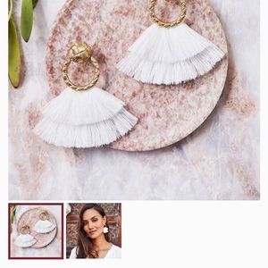 For Love and  Lemons , Loop Fringe Earrings